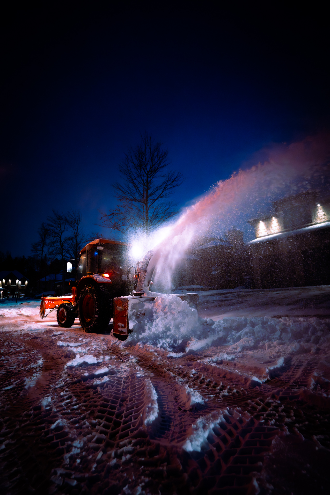 D&eacute;neigement de nuit par Letmar